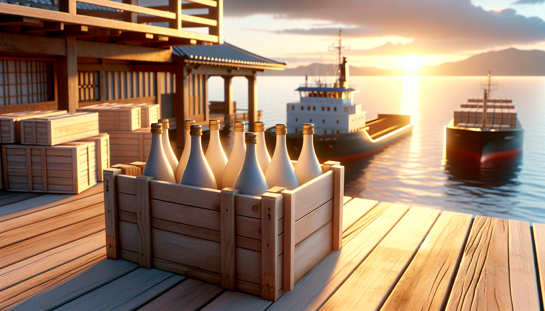 We have obtained a wholesale liquor license for export.