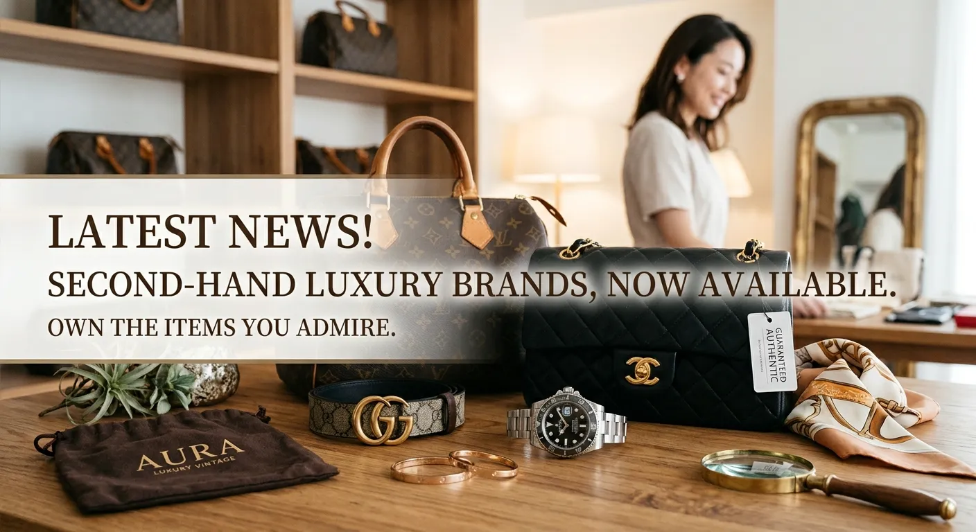 You are currently viewing Second-hand luxury brands are now available